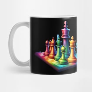 LGBT chess board Mug